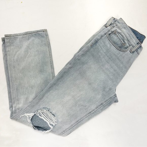 Favorite Daughter The Tommy Mid Rise Boyfriend Jeans in Munich Distressed Sz 26 - Picture 2 of 9